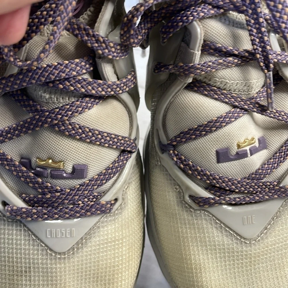 Nike LeBron James XIX 19 Phantom White Canyon Purple